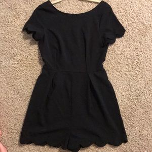 Black romper size medium